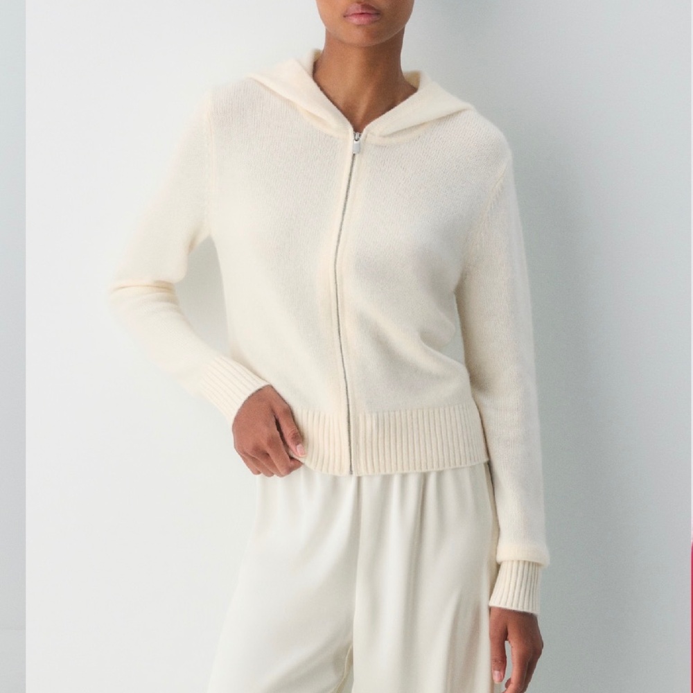 Aritzia cashmere zip